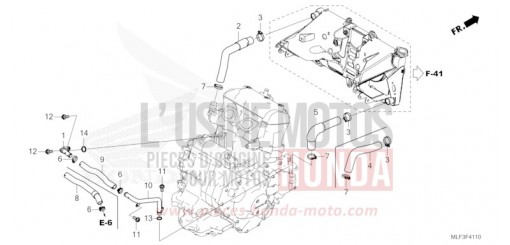 RADIATOR HOSE/WATER PIPE NT1100AR____________ de 2024